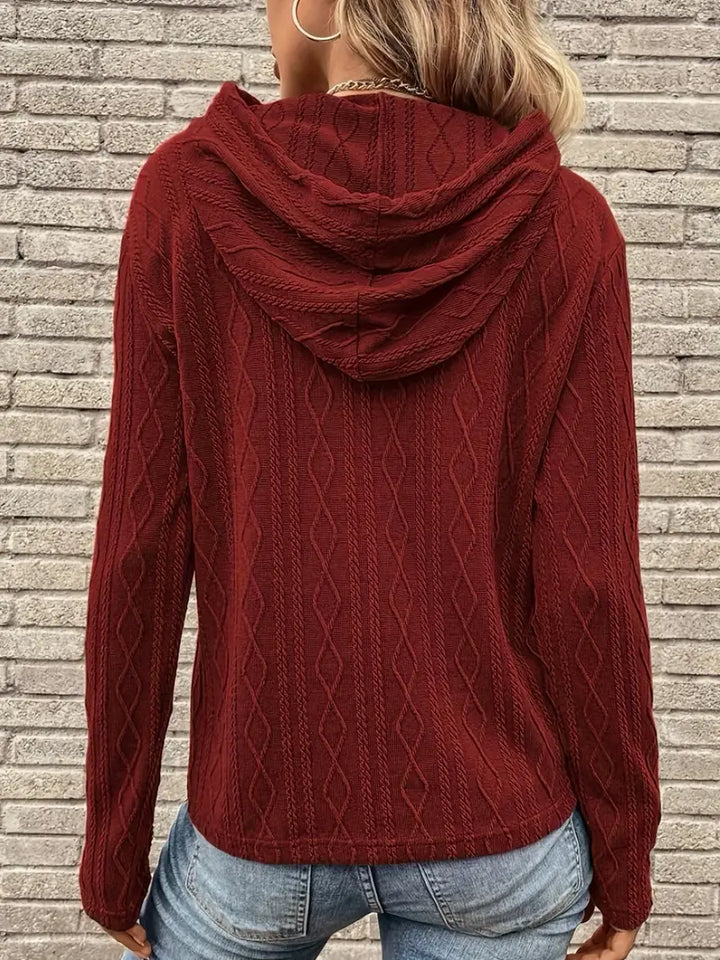 Meret Kapuzenpullover mit Hut, lässiges Styling