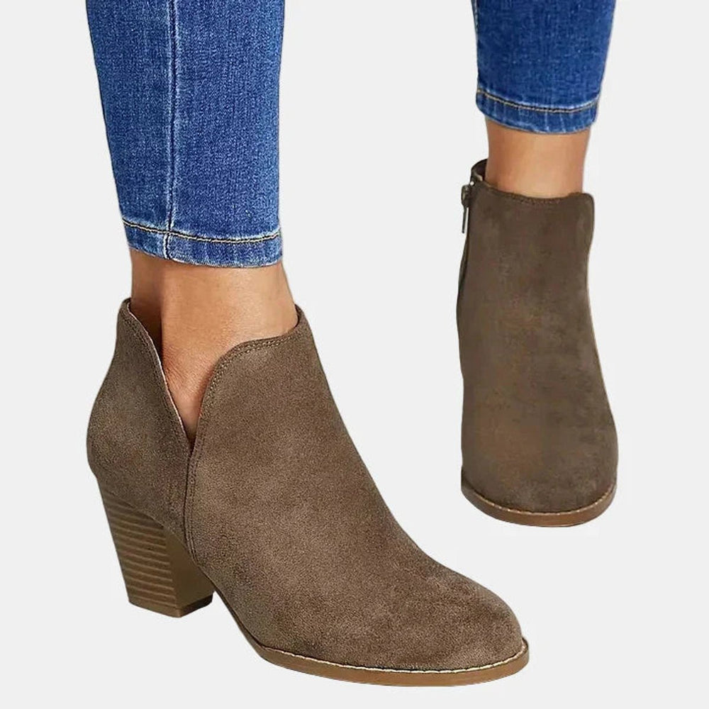 Rieke Ankle Boots mit Reissverschluss, Nahaufnahme von vorne